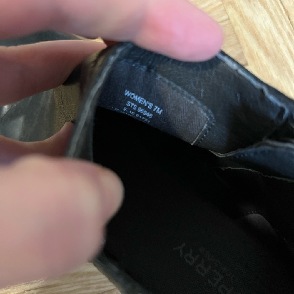Sperry Women's Black Leather Boots - Picture 7 of 7
